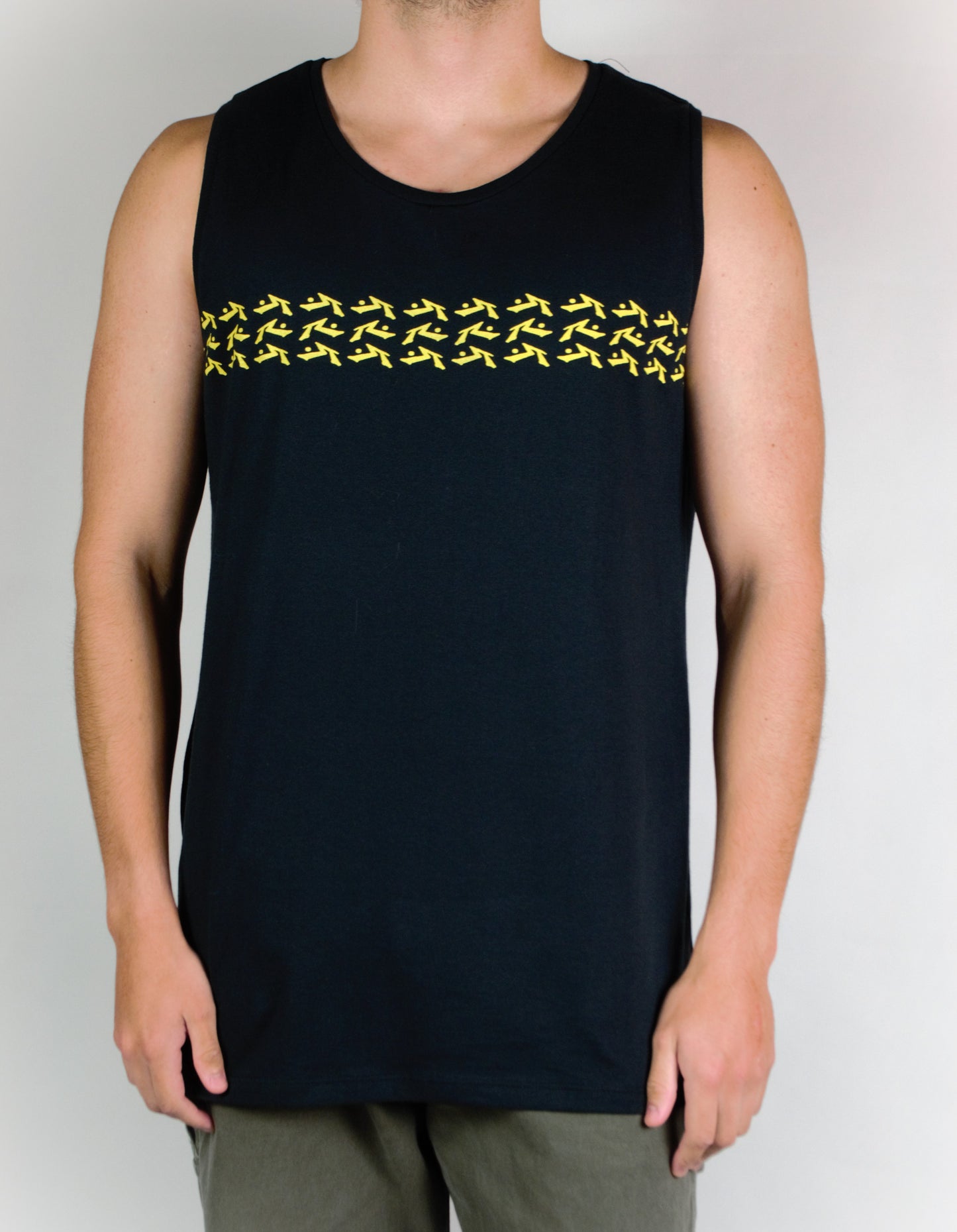 Rusty Chorus Tank BLK/YLW