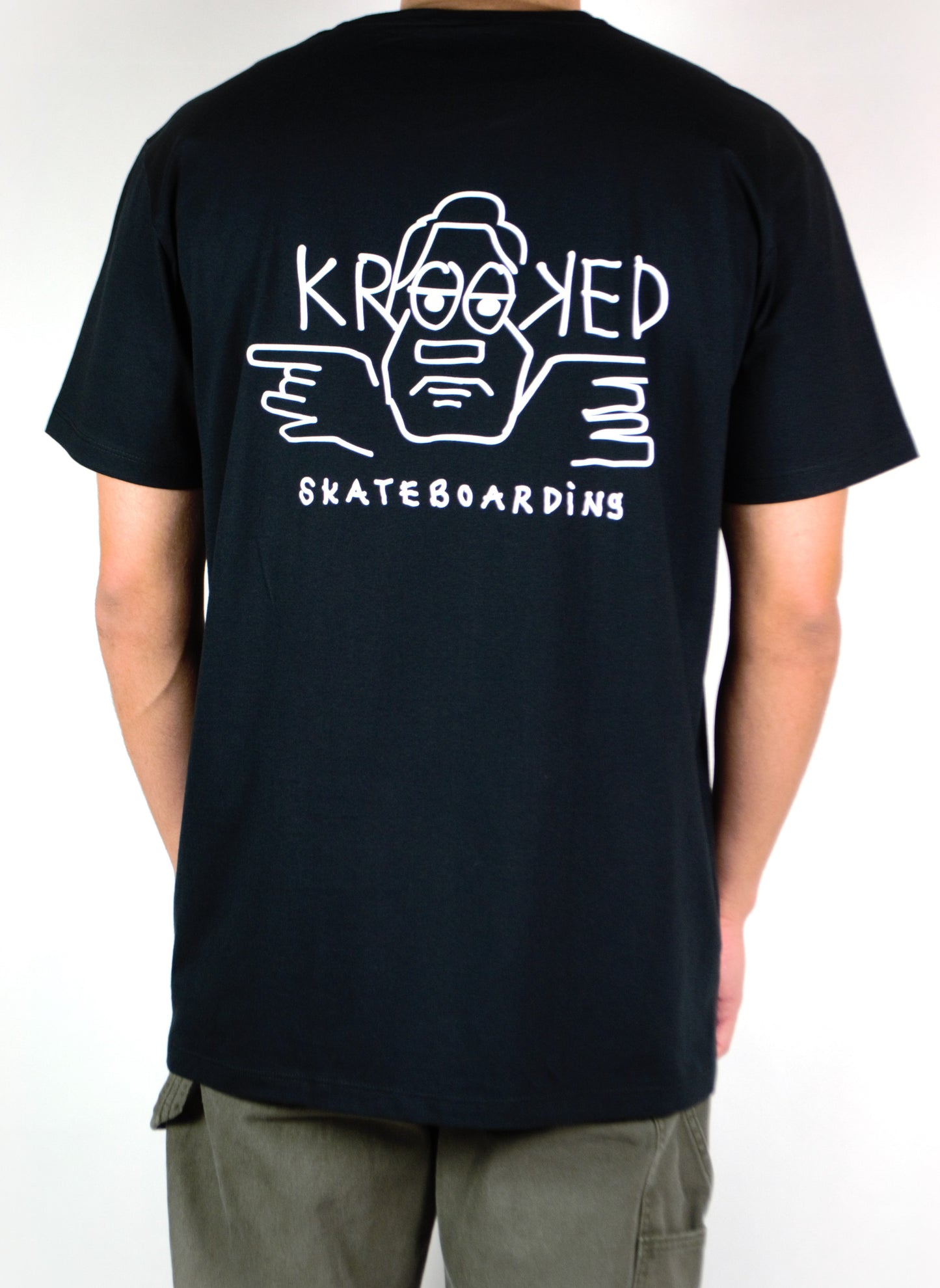 Krooked Arketype Raw Tee B&W