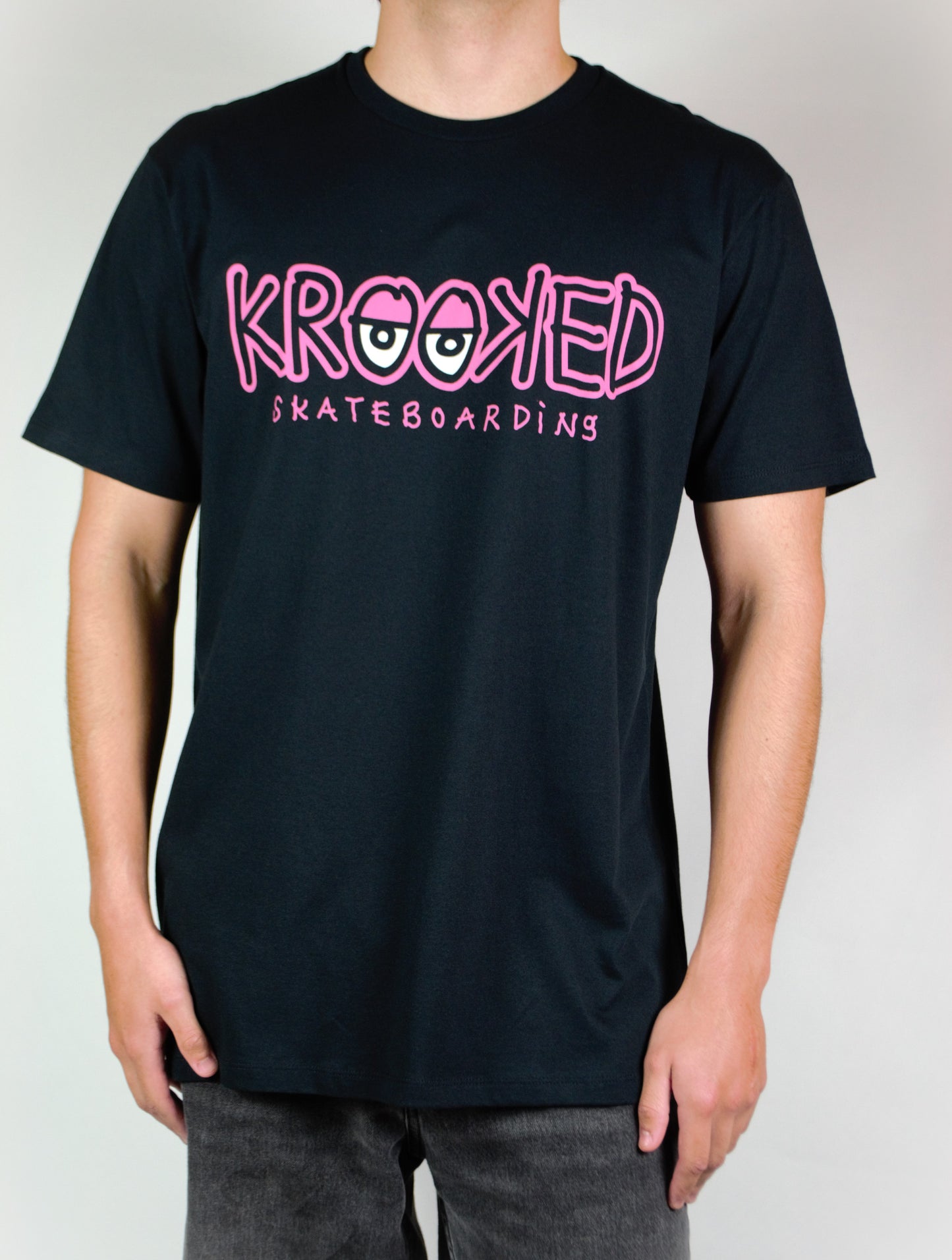 Krooked Doodle Tee Pink
