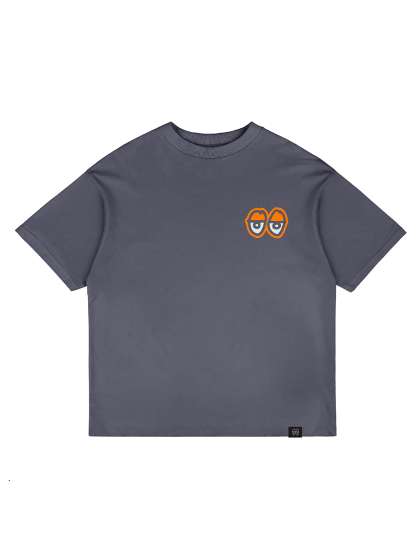 Krooked Strait Tee Graphite Orange