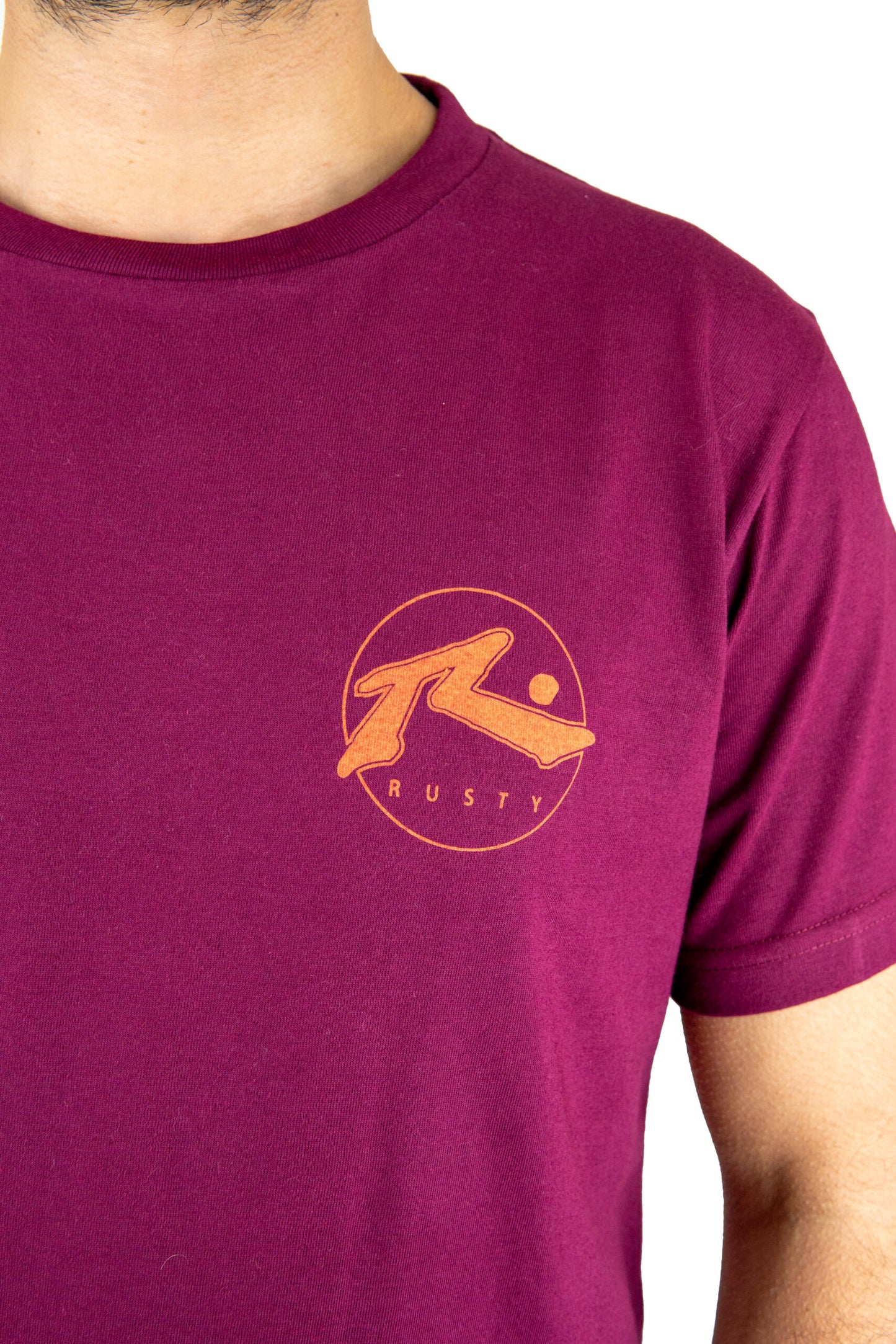 Polera Roundabout Burdeo