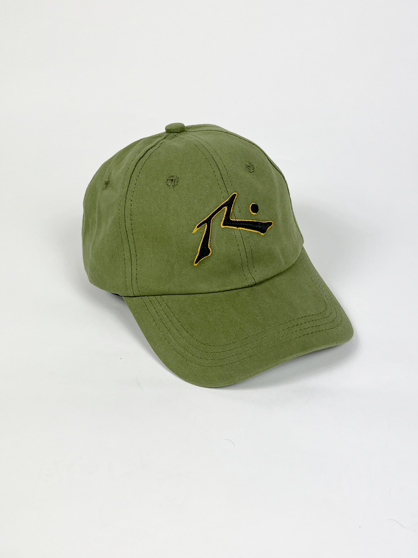 Dad Hat Competition Army Green/Gold