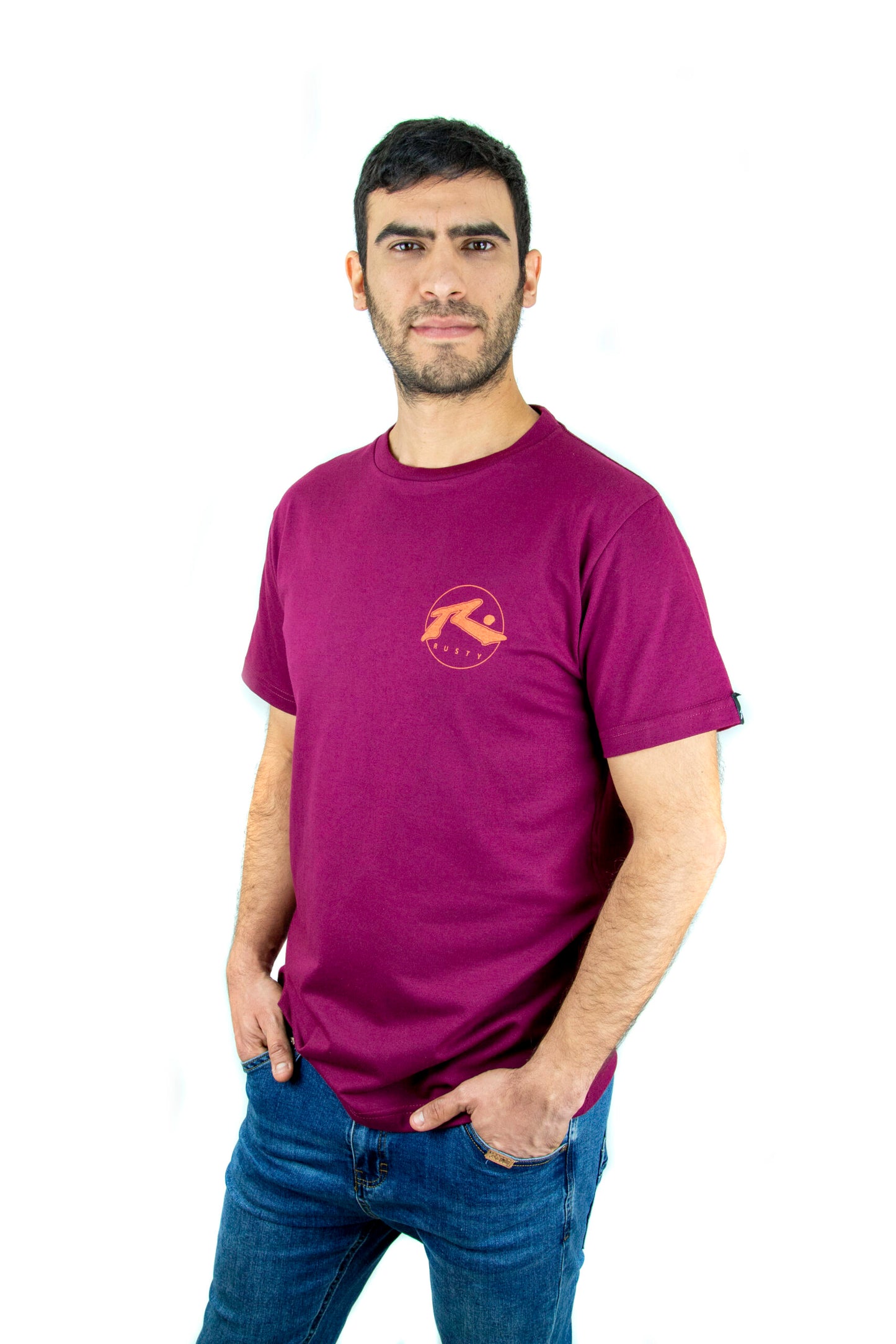 Polera Roundabout Burdeo