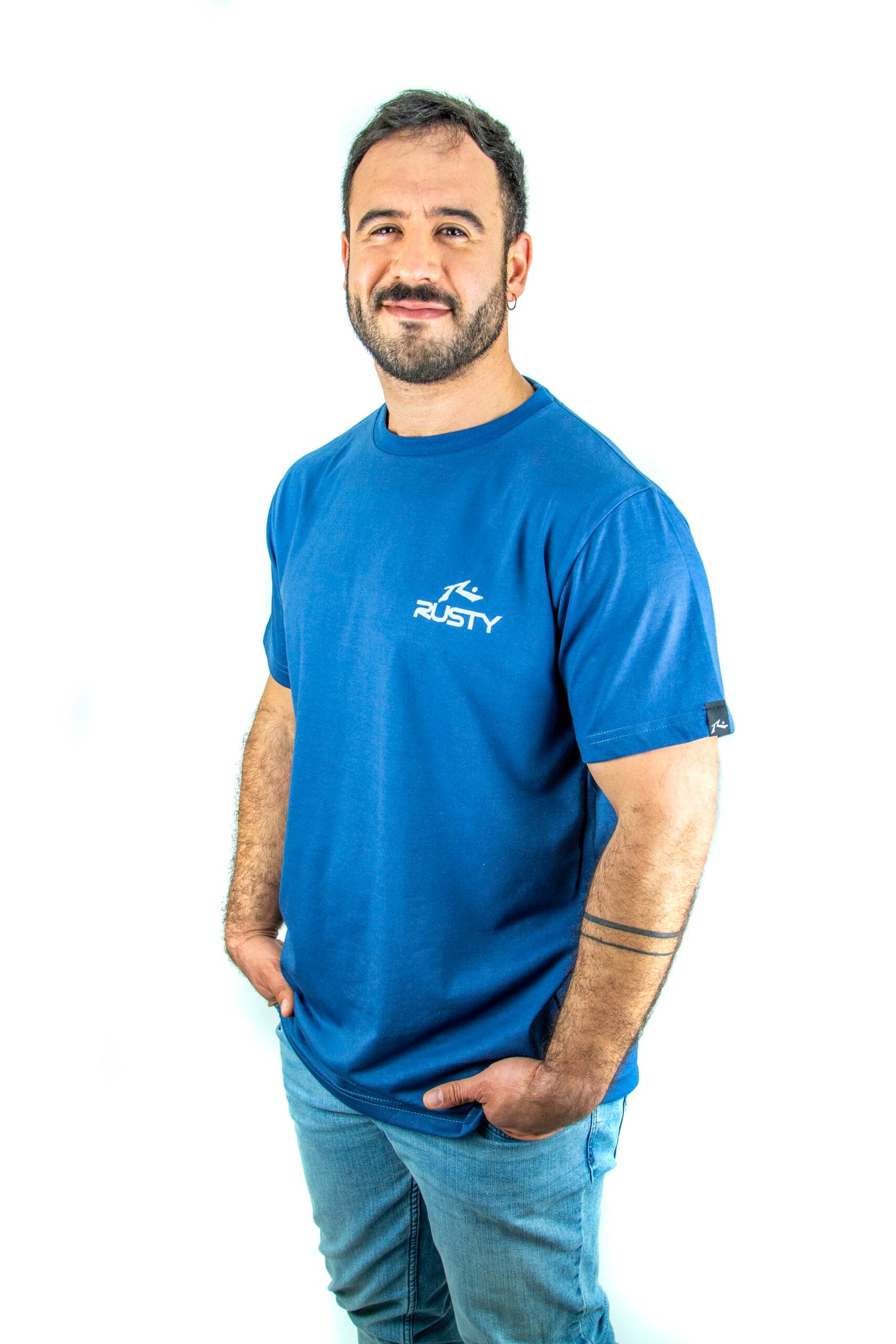 Polera Typer Azul
