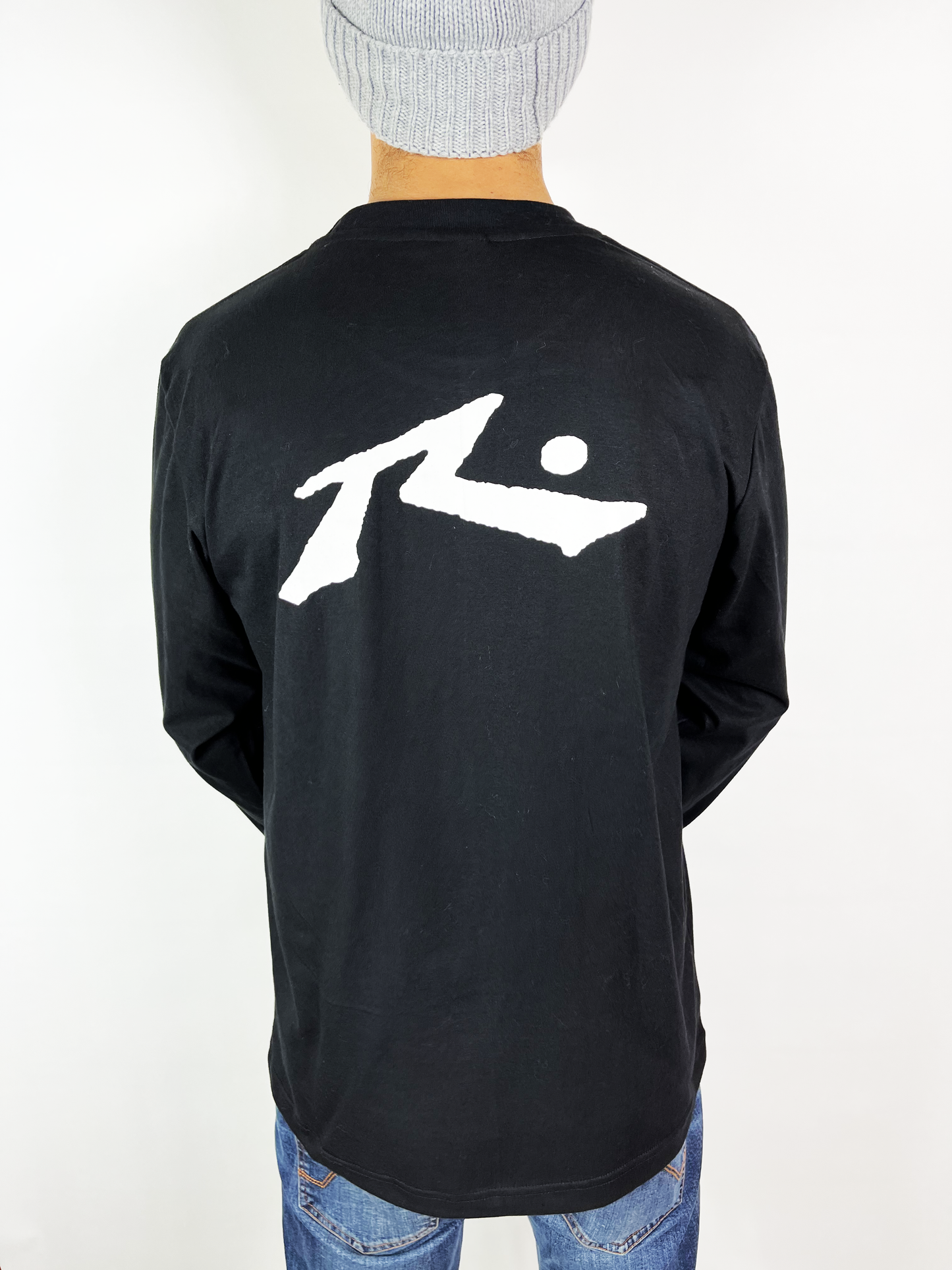 Polera Manga Larga Origins Negra