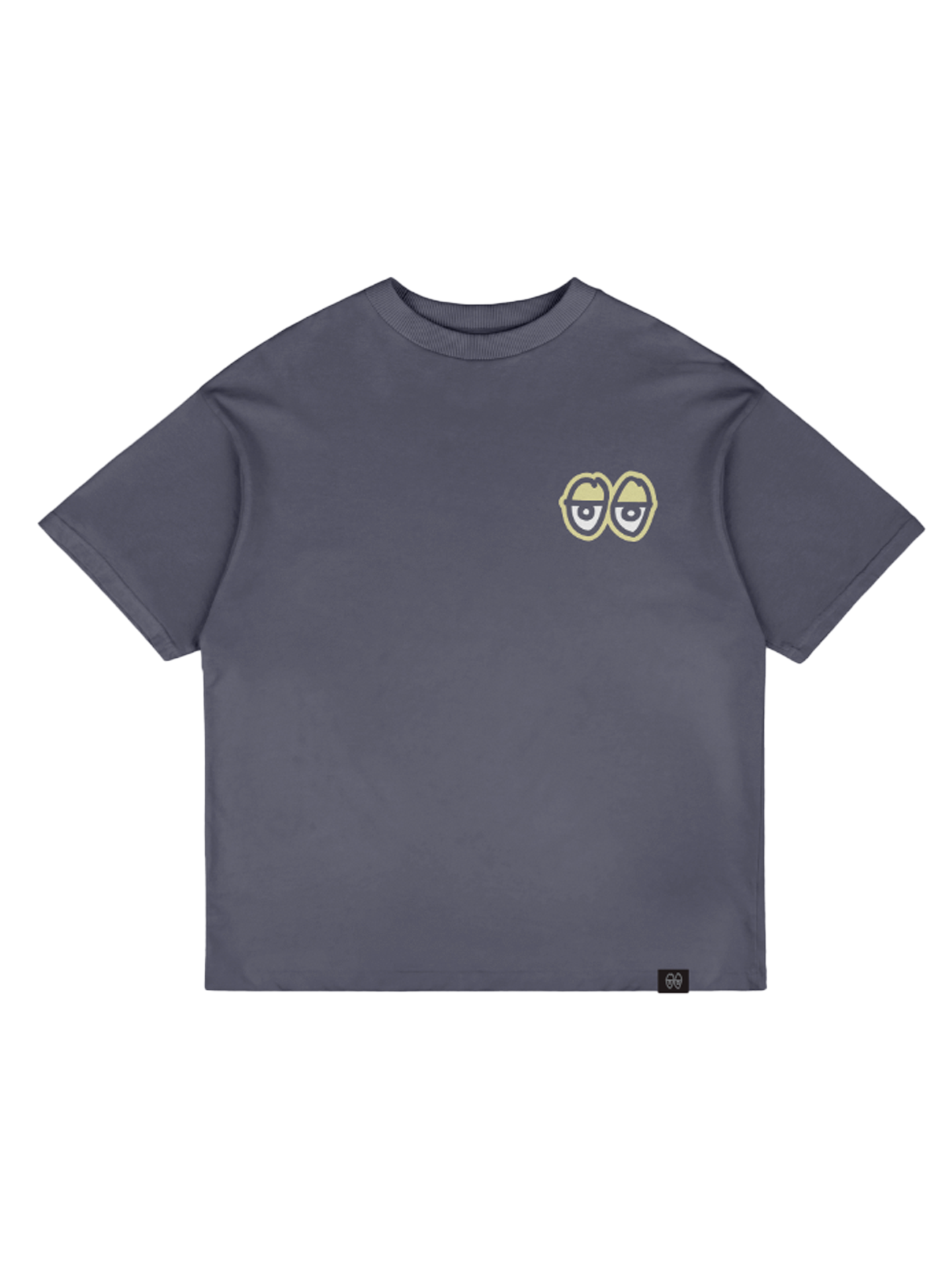 Krooked Strait Tee Graphite Cream