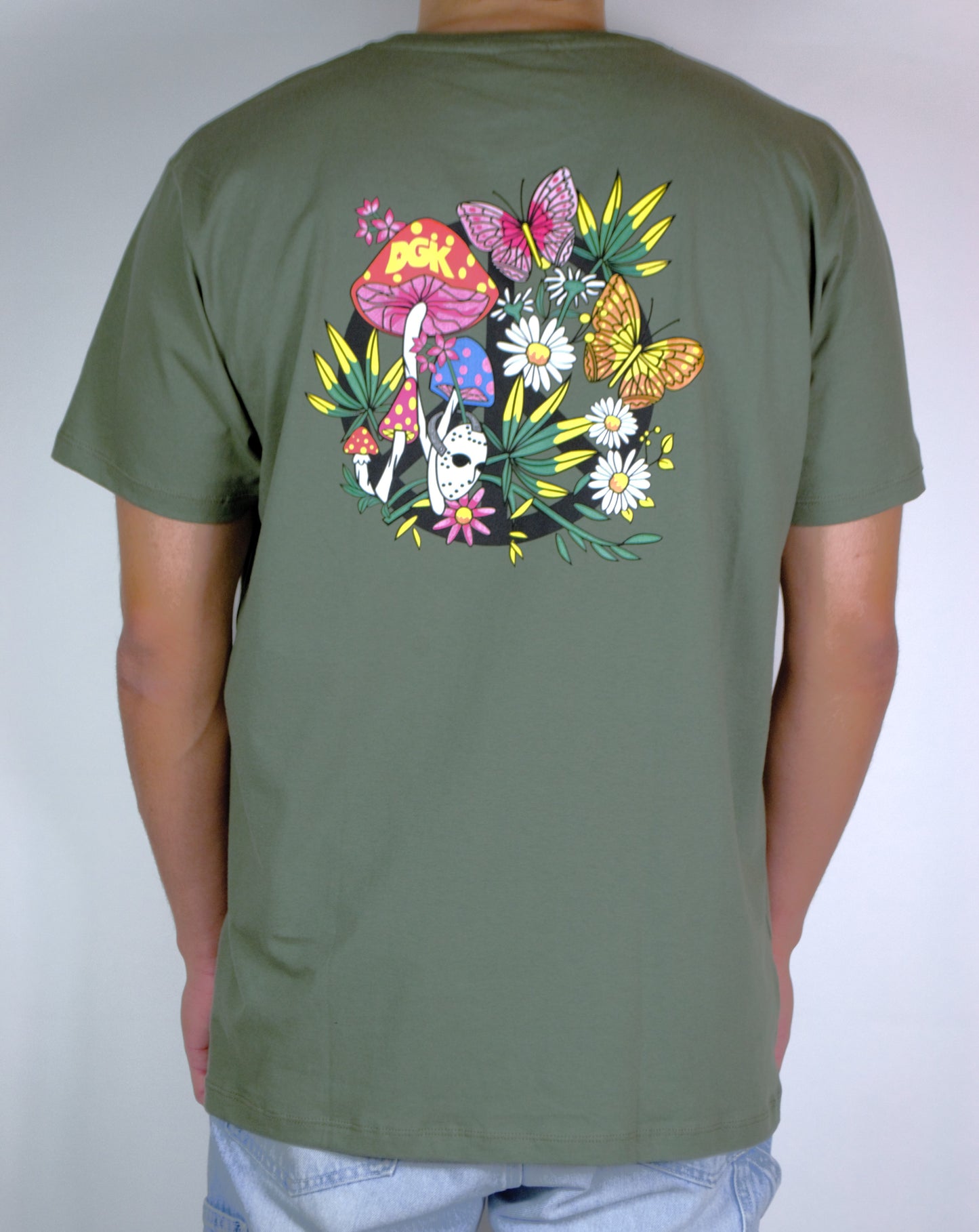 Dgk Blooming Tee Army Green