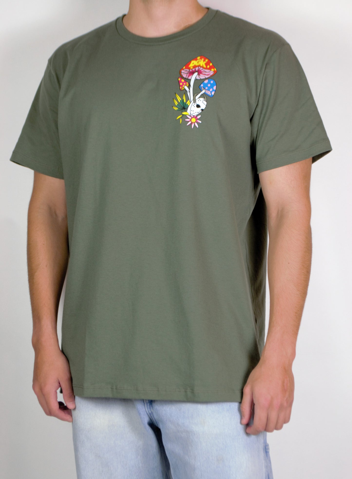 Dgk Blooming Tee Army Green