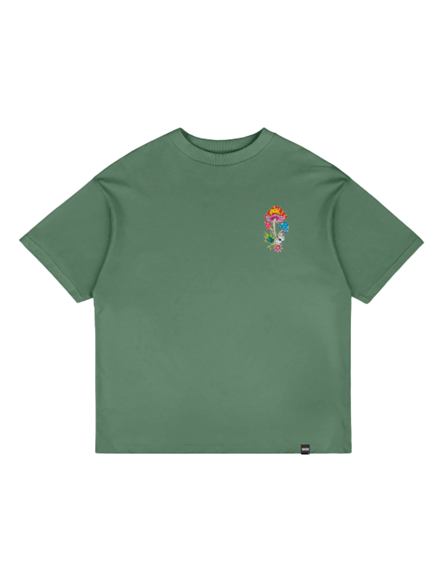 Dgk Blooming Tee Army Green