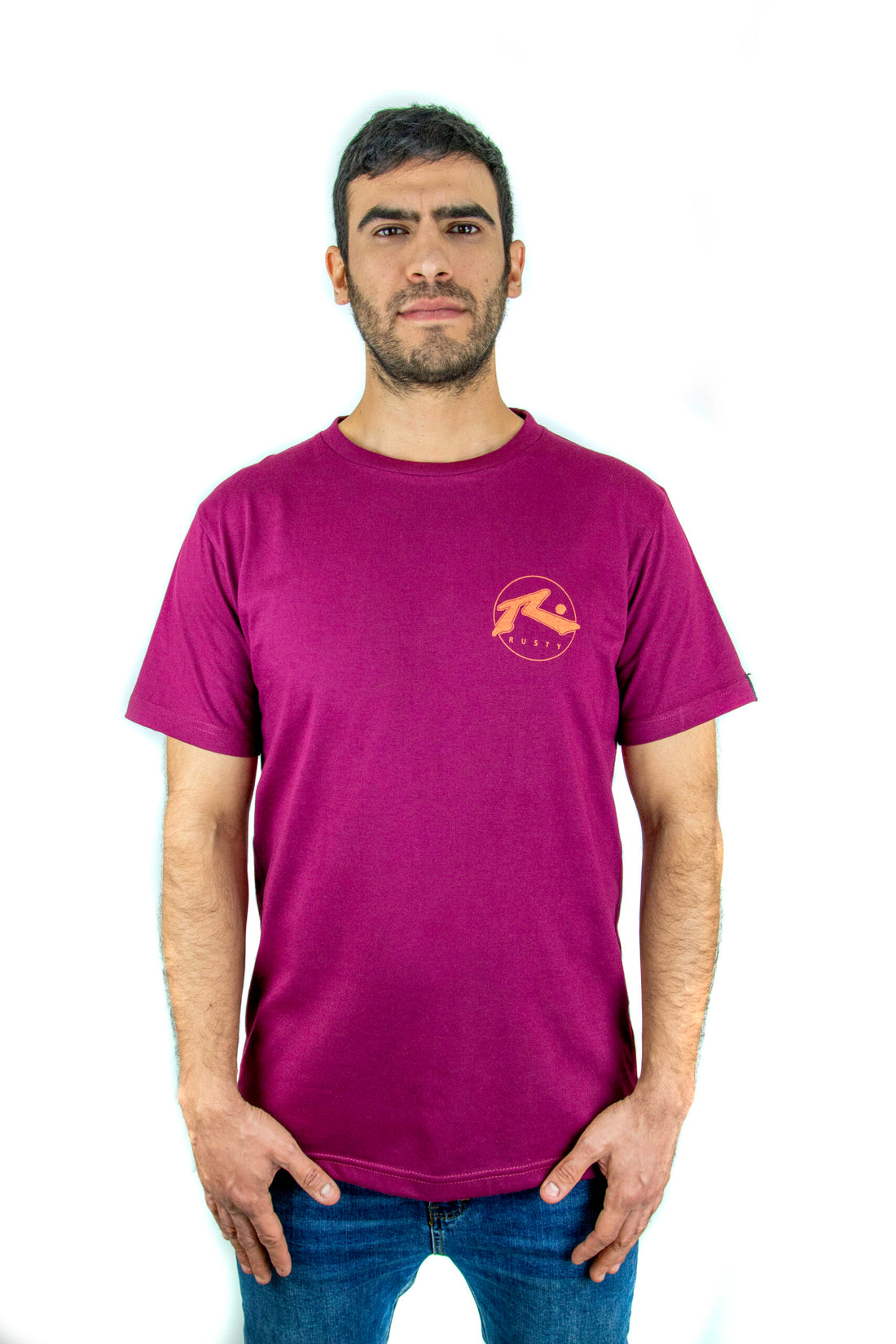 Polera Roundabout Burdeo Rusty Chile Online Exclusive BRAND INC.