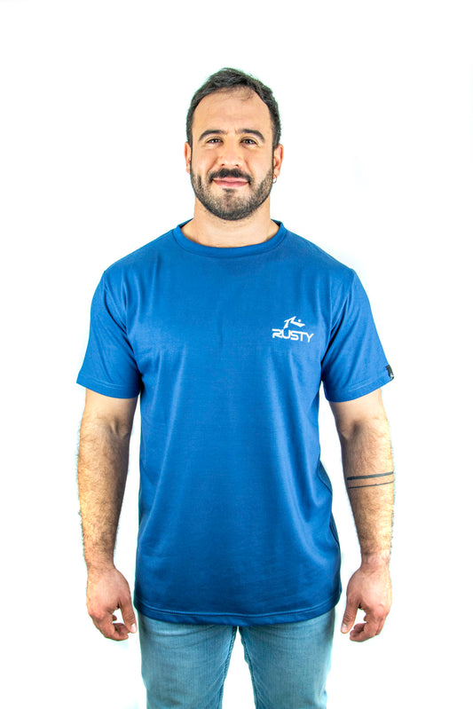 Polera Typer Azul